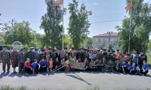 В Мишкино состоялось торжественное мероприятие, посвященное Дню Пограничных войск.