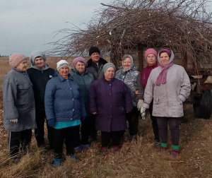  «Вместе мы сила!- под таким девизом живут пенсионеры села Камышевка