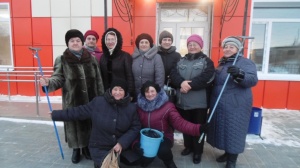 Субботник в Доме творчества