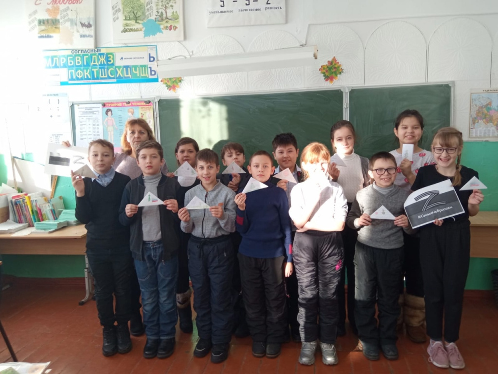 Благодарность школьникам от ветеранов