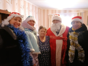 Акция "ПОЗДРАВЬ ВЕТЕРАНА" в Каширино