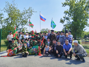 В с. Альменево открыли Памятник- мемориал " Пограничникам всех поколений" 